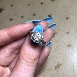 Engagement style ring